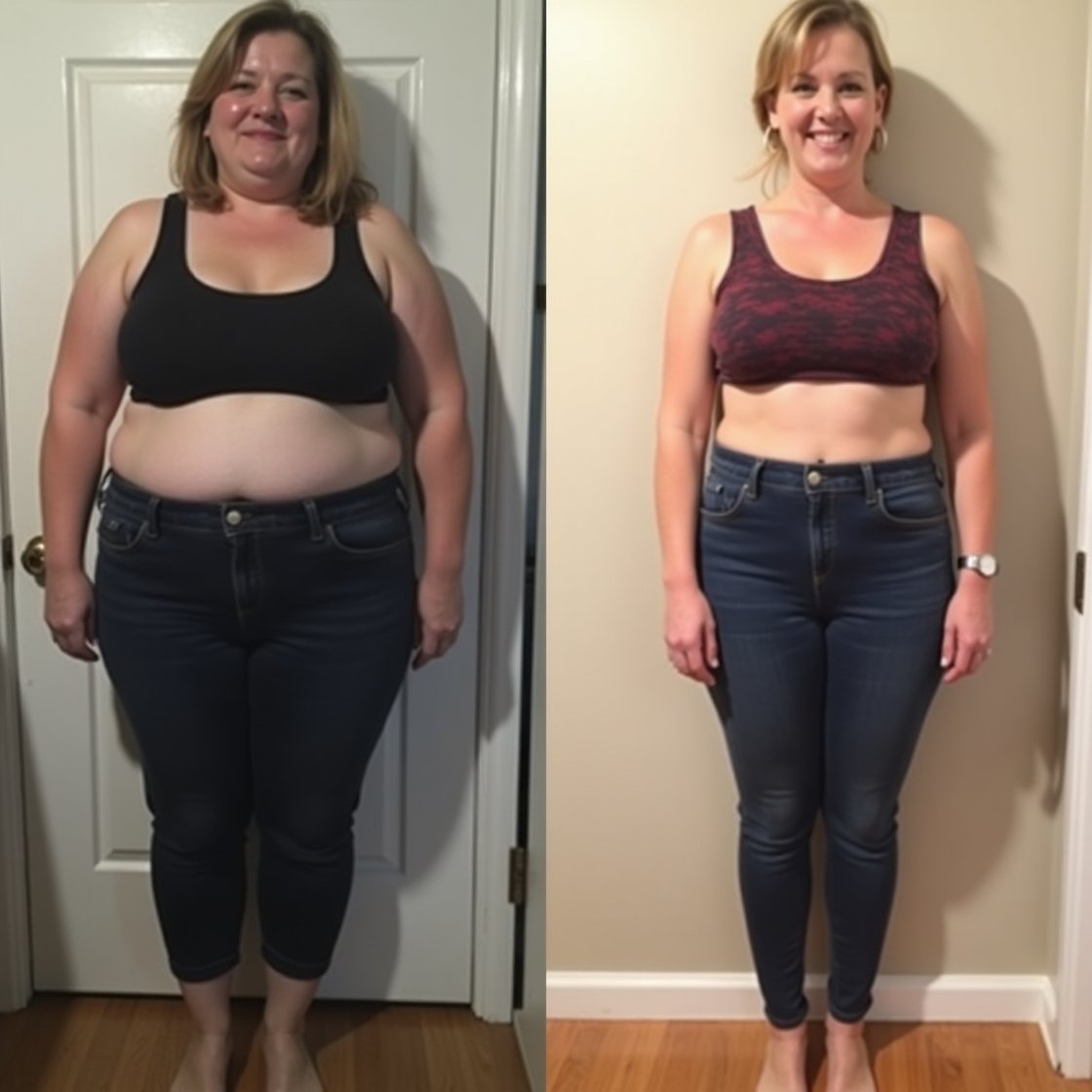 Antes y después Leah